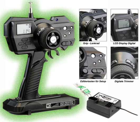 Ansmann Racing AR Fernsteuerung \