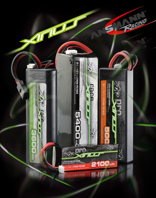 Ansmann Racing Xirius LiPos Race/Pro
