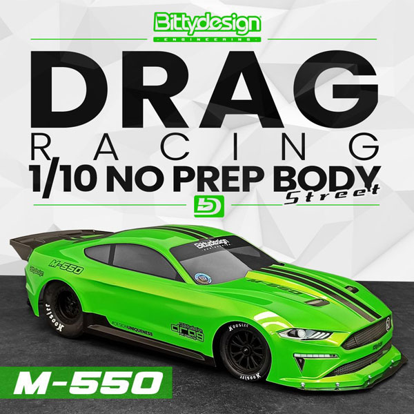 Bittydesign M-550 DragRacing Karosserie 