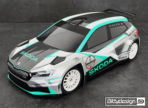Bittydesign �KODA 1/10 Fabia RS Rally2 Body