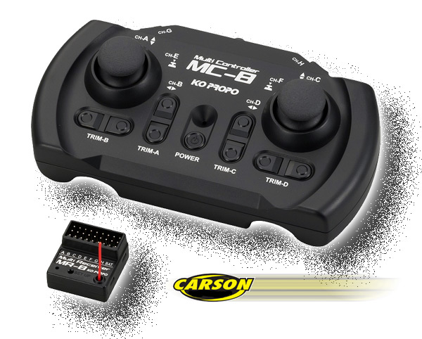 Carson Model Sport KO 8 Kanal MC-8 MX-F TR Set 2,4GHz