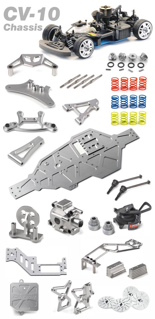 Carson Neue Tuningteile CV-10Chassis