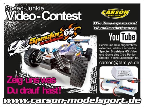 Carson Model Sport Speed-Junkie Video-Contest...