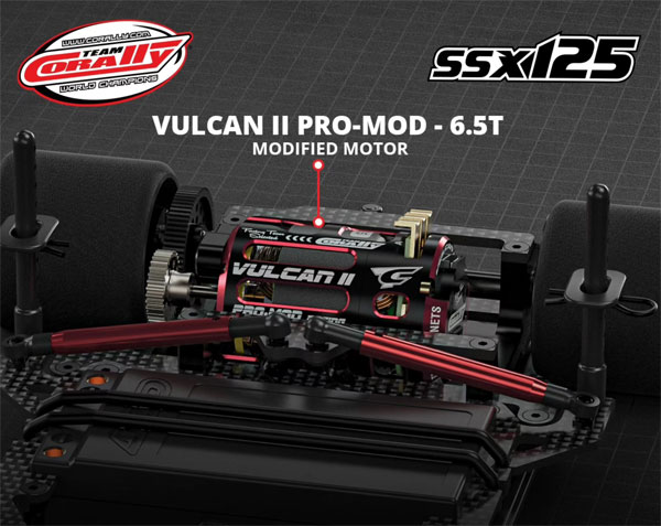 Team Corally Vulcan II Wettbewerbsmotor 
