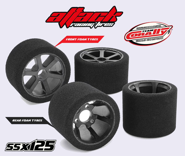Team Corally Attack Foam Racing-Reifen