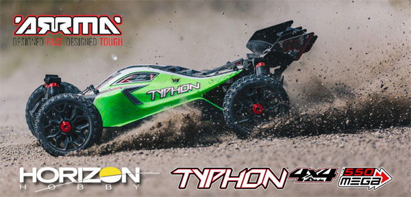 Horizon Hobby TYPHON 4X4 Mega 550 Speed Buggy