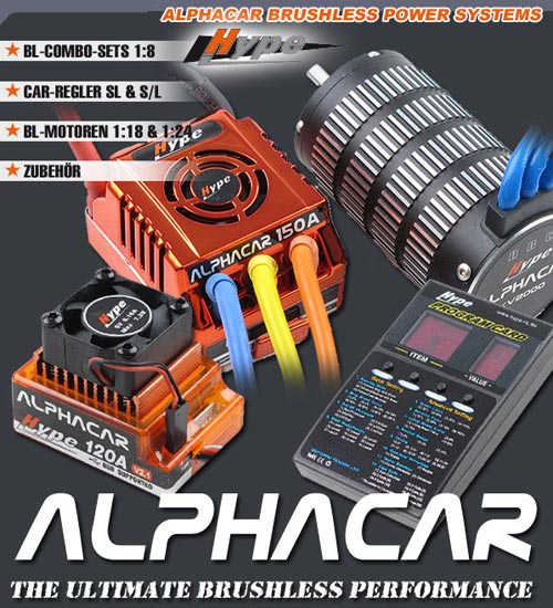 Hype AlphaCar Brushless Power