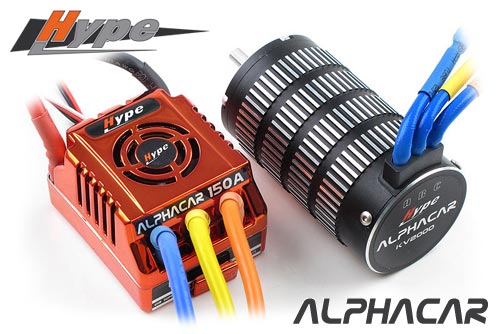 Hype AlphaCar 1/8 BL Combo 150A
