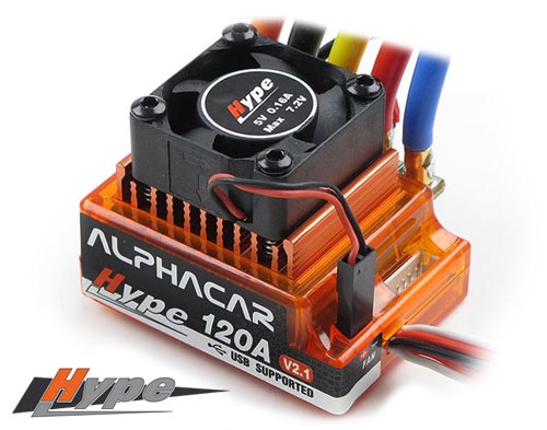 Hype AlphaCar 1/10 BL 120A S/L Regler