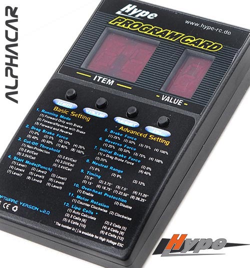 Hype AlphaCar LED Programmierkarte