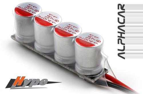 Hype AlphaCar Kondensatoren
