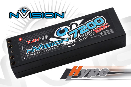 Hype Factory Pro LiPo 7200 100C 7,4V