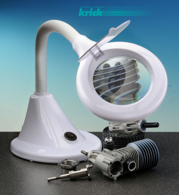 Krick Tischlupenlampe Mini Flex Neck