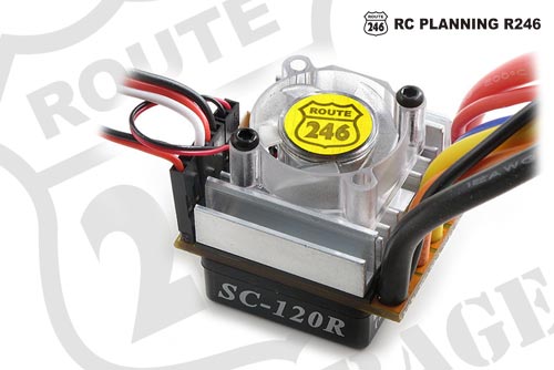 Kyosho SC-120R Regler Sensor & Fan