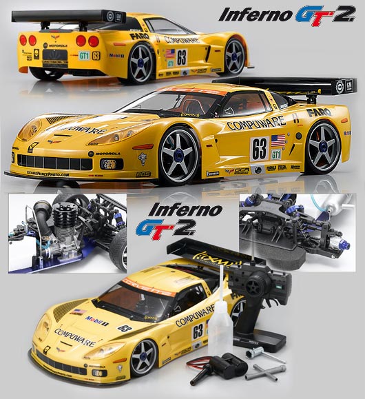 Kyosho Inferno GT2 Corvette C6-R, 1:8