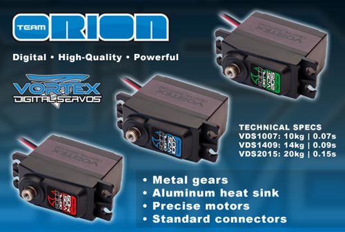 Kyosho Team Orion Vortex Digital Servos