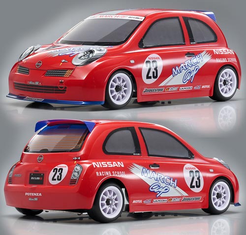 ホビーラジコン KYOSHO SPADA 09L NISSAN MARCH Cup Car rc-car-news