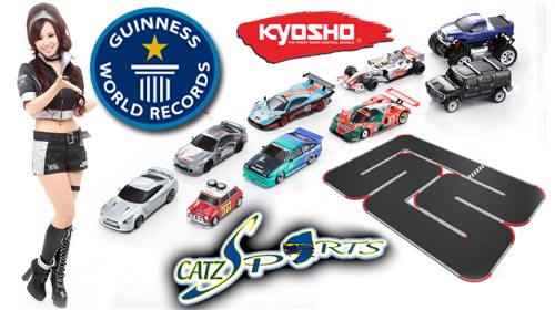 Kyosho Mini-Z goes Guinness World Records