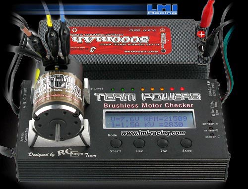 LMI Racing Brushless Motor Checker