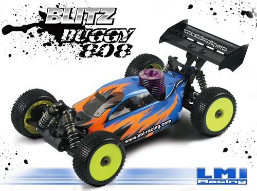 LMI Racing BLITZ Buggy Karo fr XRAY 80810