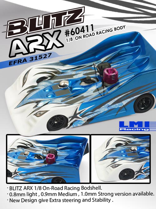 LMI Racing Neue 8er BLITZ Karosserien