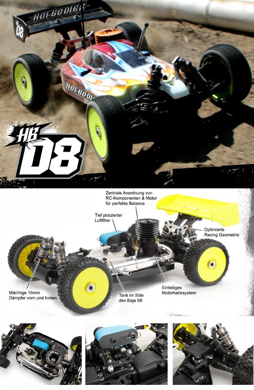 LRP Hot Bodies D8 Off-Road Buggy