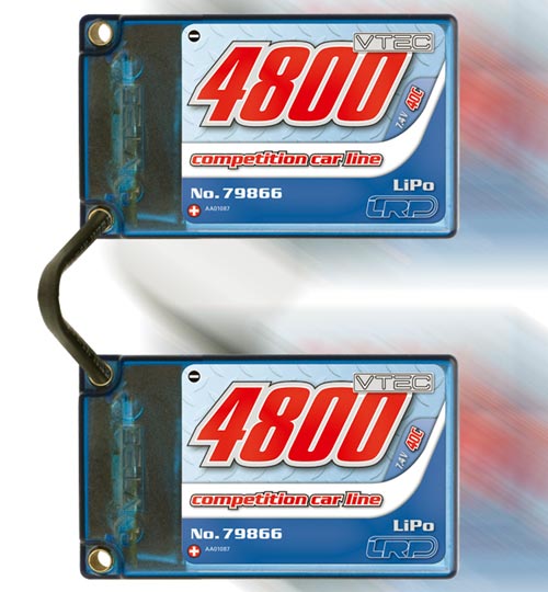 LRP VTEC LiPo Saddle Hardcase 4800/40C