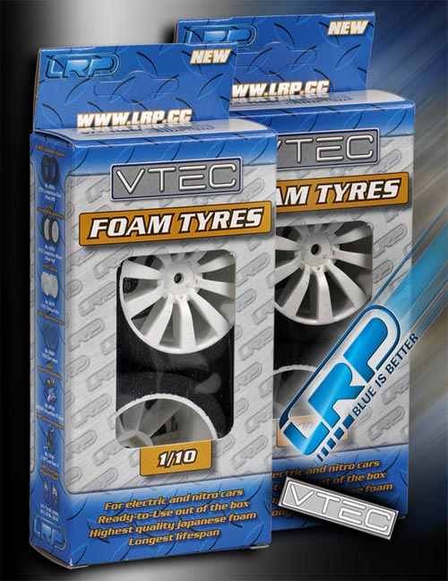 LRP VTEC Moosgummireifen 1/10