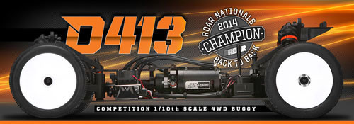 LRP Hot Bodies D413 4WD Buggy Kit