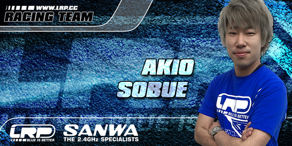 LRP Akio Sobue mit Blue Power unterwegs!