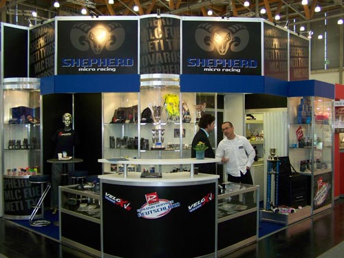 Shepherd Micro Racing Messestand Nrnberg 2011