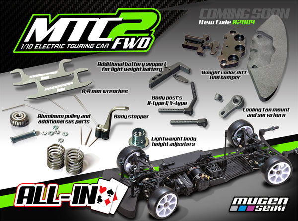 Mugen Seiki Europe MTC2 FWD Coming soon