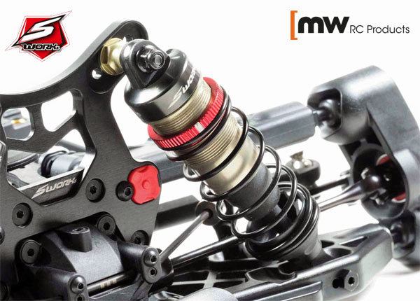 MW RC Products SWorkz S35 rote Dmpferfedermuttern
