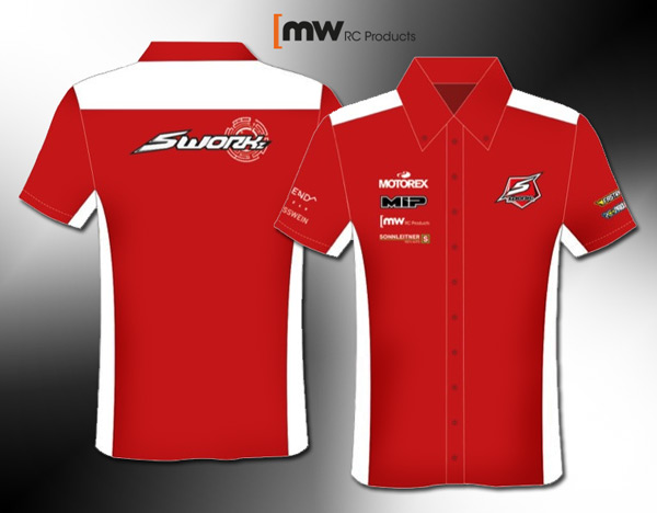 MW RC Products SWORKz Factory Team Hemd Replica
