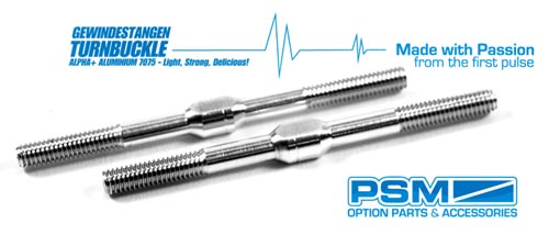 PSM-Racing 7075 Alu-Gewindestangen