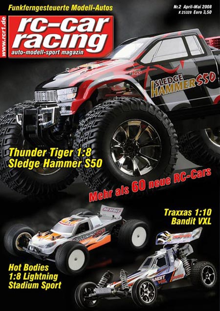 rc-car racing Heft 2/08 ist \'On the Road\'