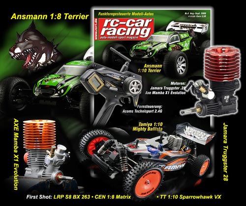 rc-car racing Heft 4/08 ist On the Road