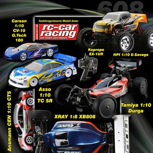 rc-car racing Heft 6/08 ist \'On the Road\'