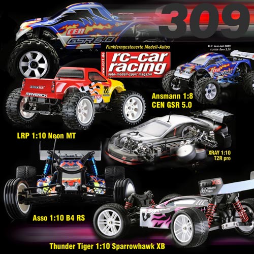 rc-car racing Heft 3/09 ist On the Road