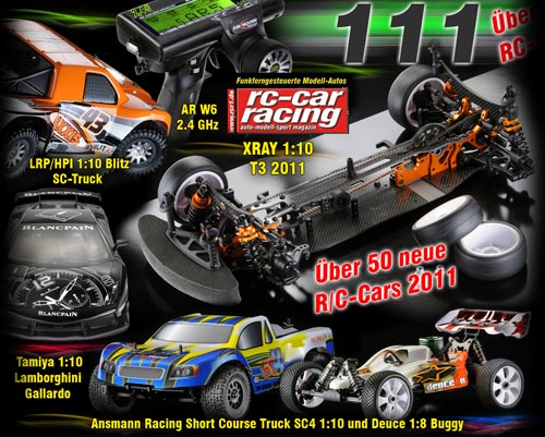rc-car racing Heft 1/11 ist \'On the Road\'
