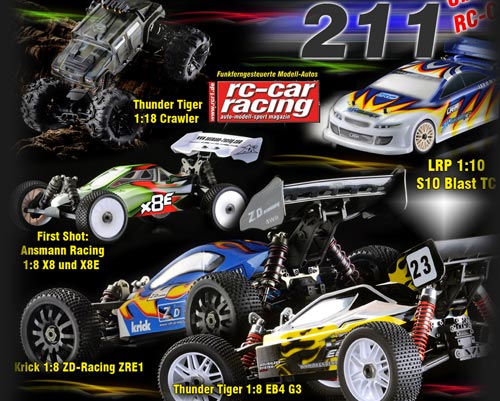 rc-car racing Heft 2 /2011 ist \'On the Road\'