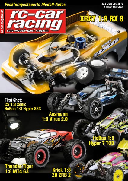 rc-car racing Heft 3/2011 ist \'On the Road\'