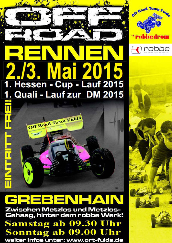 robbe Modellsport OffRoad-Race auf dem robbedrom