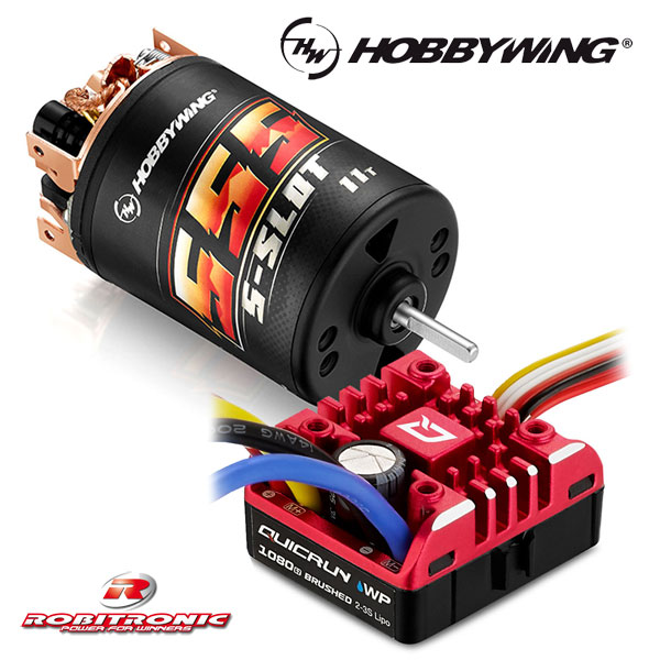 Robitronic Quicrun Brushed WP1080 Combo 555
