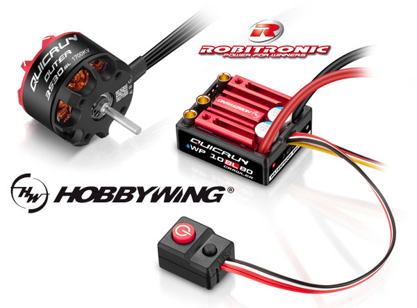 Robitronic Hobbywing Combo WP10BL80-G2 