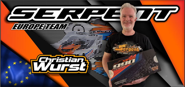 Serpent C.Wurst joins Serpent Team Europe