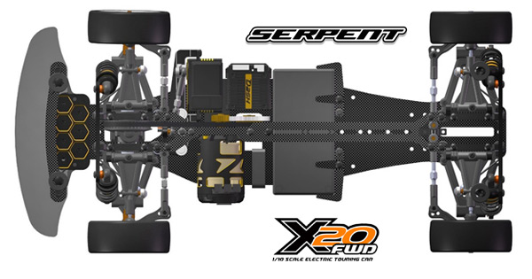 Serpent Serpent Medius X20FWD Kit