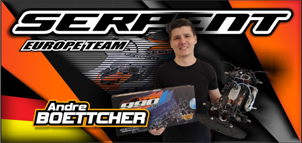 Serpent A.Boettcher joins Serpent Europe team!