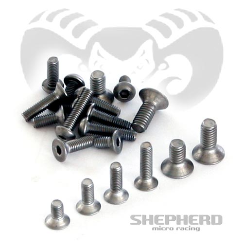 Shepherd Micro Racing Titan-Schrauben / Alu-Teile