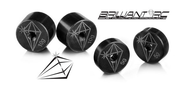 Shepherd Micro Racing Chassis Gewichte 5g/10g, Stahl